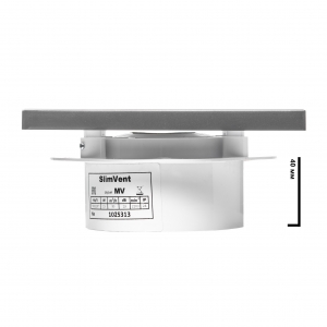 Вытяжной тонкий вентилятор SlimVent МV 100, под плитку